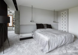 Jasny popiel w sypialni Hola Design