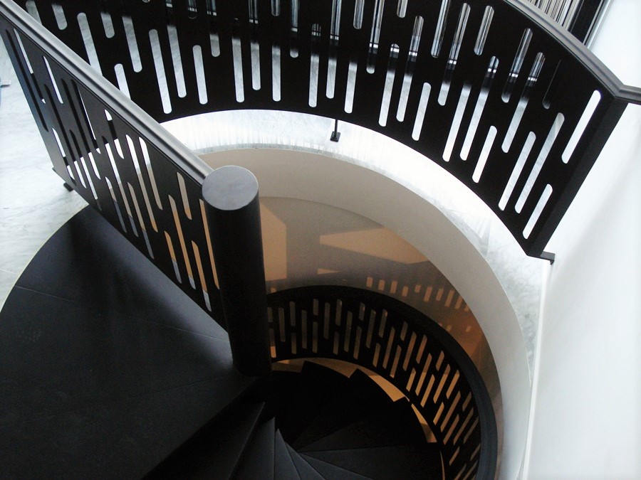 schody spiralne, nowoczesne