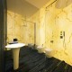 Podświetlane slaby kamienne w łazience Concept