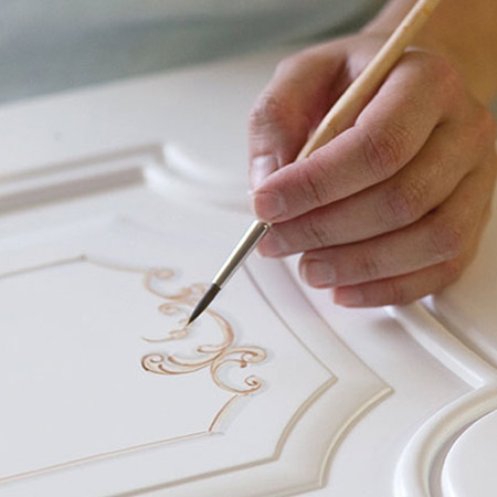 Design Porte ręcznie zdobione meble z Włoch