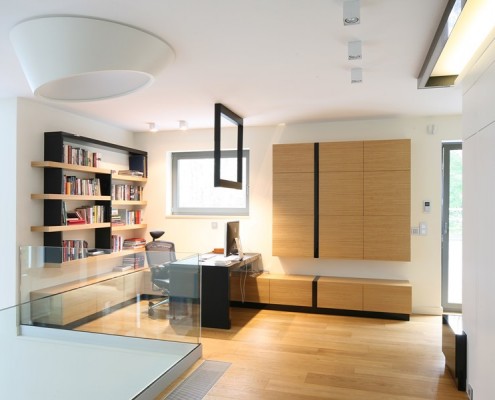 Domowe biuro na antresoli Nasciturus Design