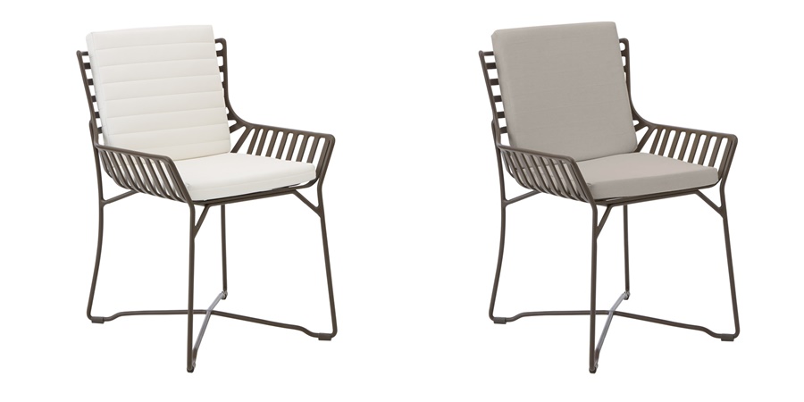 Aluminiowe krzesła ogrodowe