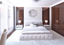 Jasna sypialnia w stylu modern classic APP Trendy