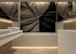 Podświetlenia w nowoczesnej łazience Concept