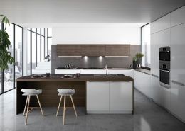 Aranżacja dużej kuchni z wyspą - TLK Kitchens