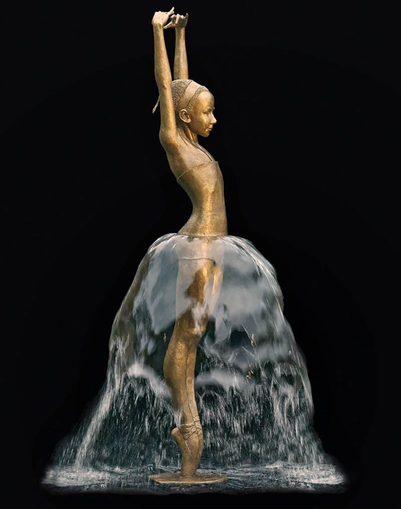 Kleine Ballerina - wodne rzeźby Małgorzata Chodakowska