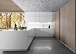 Minimalistyczne meble kuchenne w bieli - TLK kitchens