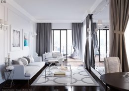Jasny salon - aranżacje wnętrz HomeSquare