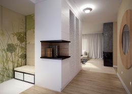 Projekt przedpokoju w domu jednorodzinnym - Concept Architektura Wnętrz