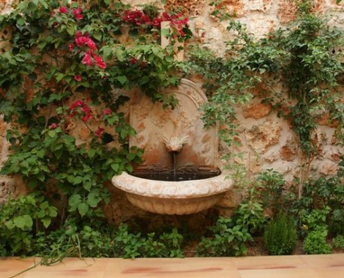 Klasyczne fontanny w ogrodach - CG