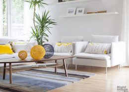 Home staging małego salonu - Stage It Up
