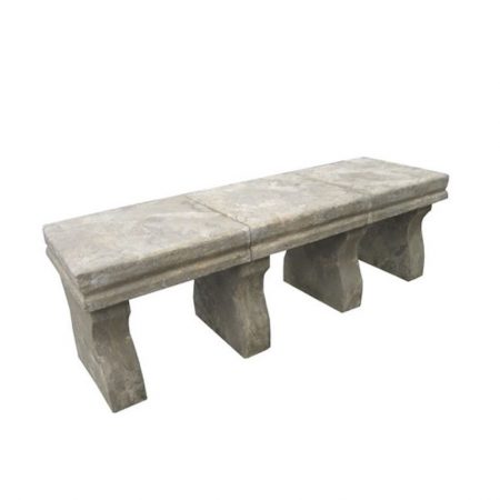 Kamienna ławka bez oparcia