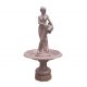 Metalowa fontanna ogrodowa kobieta z urną A195