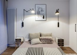 Minimalizm w sypialni - Loft factory