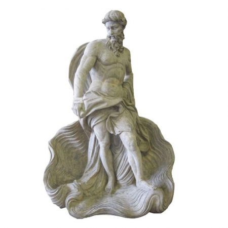 Ręcznie rzeźbiony posąg Posejdona