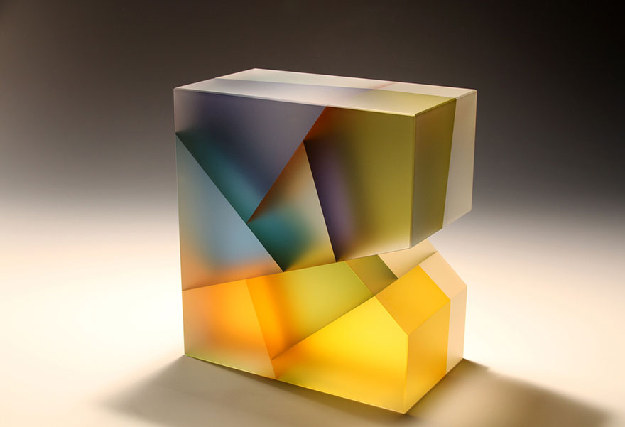Szklane rzeźby nowoczesne - Jiyong Lee