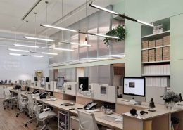 Industrialne oświetlenie w biurze - Nemo