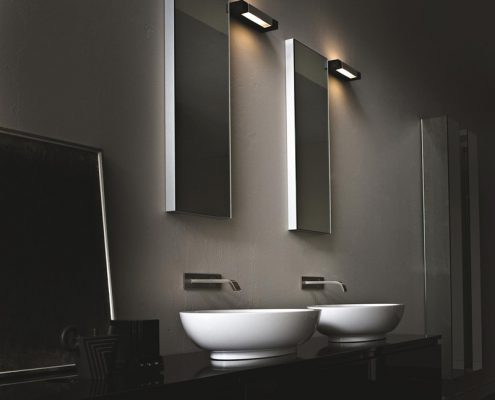 Minimalistyczne oświetlenie w łazience - Nemo lampy