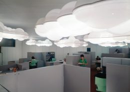 Oryginalne lampy w nowoczesnym biurze - Nemo