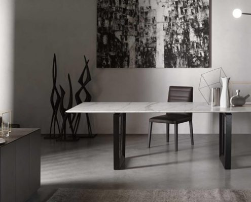 Stół z marmurowym blatem - Poltrona Frau