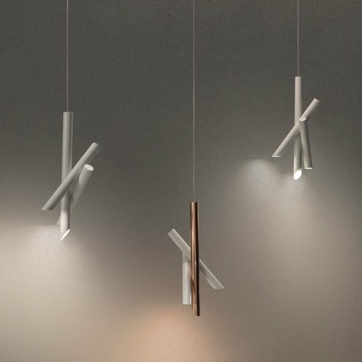 Stylowe lampy wiszące Tubes 3 Pendant Nemo