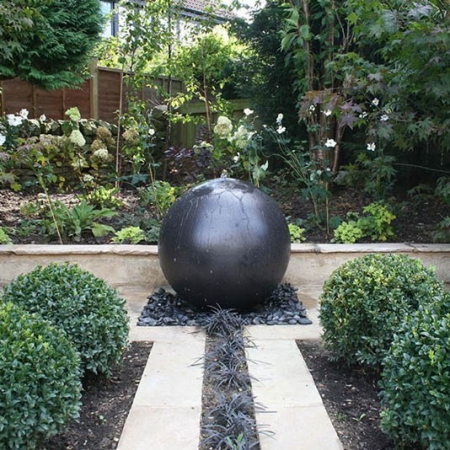Nowoczesna fontanna ogrodowa Geo Sphere