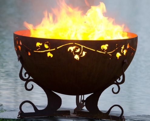 Ozdobne palenisko ogrodowe Firebowl Ivy