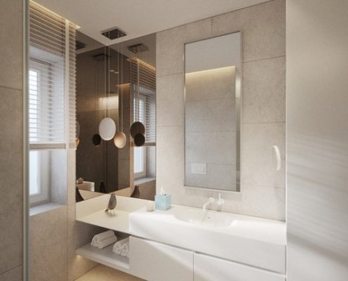 Nowoczesna, podwieszana umywalka