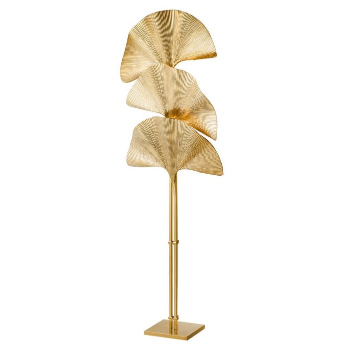 Lampa podłogowa Las Palmas złota Eichholtz