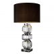 Lampa stołowa Mornington smoke crystal z abażurem Eichholtz