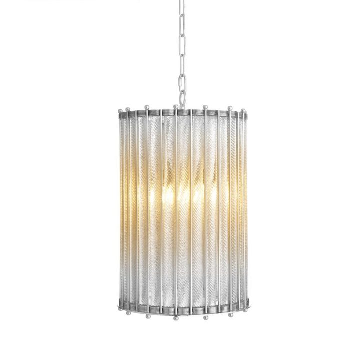 Lampa wisząca Tiziano antyczne srebro Eichholtz