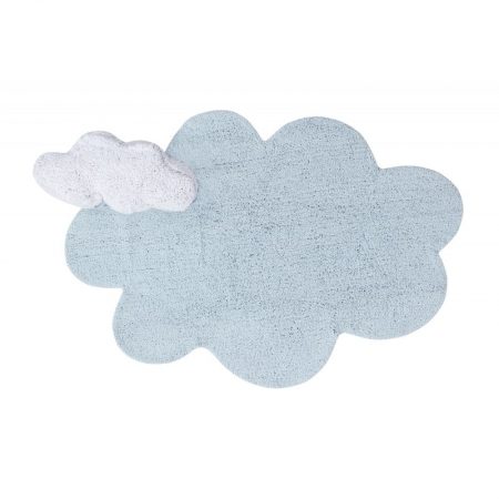 Dywanik dziecięcy z poduszką chmurka 110x 170 Puffy Dream Blue