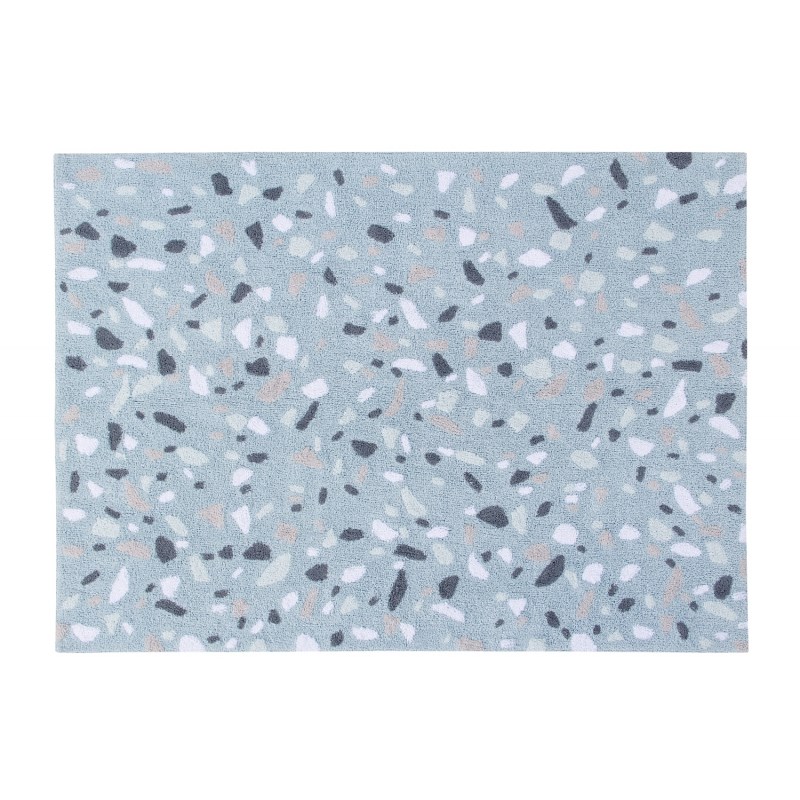 C-TERRA-AQUA Prostokątny, błękitny dywan do prania 140x200 Terrazzo Lorena Canals Prostokątny, błękitny dywan do prania 140x200 Terrazzo Lorena Canals