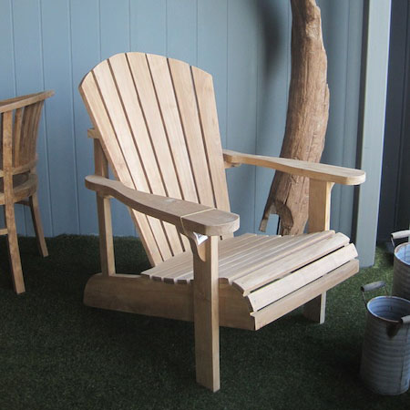 Fotel z drewna tekowego Adirondack Tu029-11