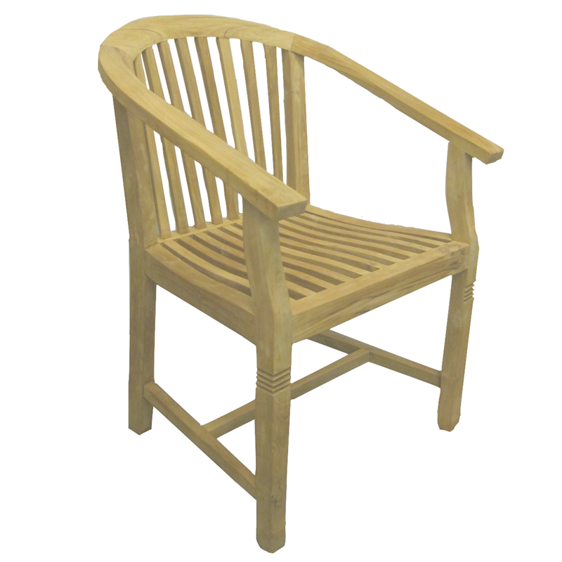 Klasyczne krzesło ogrodowe z drewna tekowego Tu029-33