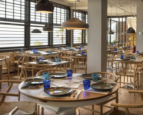 Skandynawski wystrój restauracji Barraca