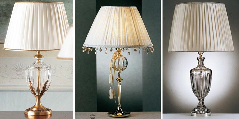 Lampy jako dzieła sztuki Il Paralme Marina klasyczne oświetlenie