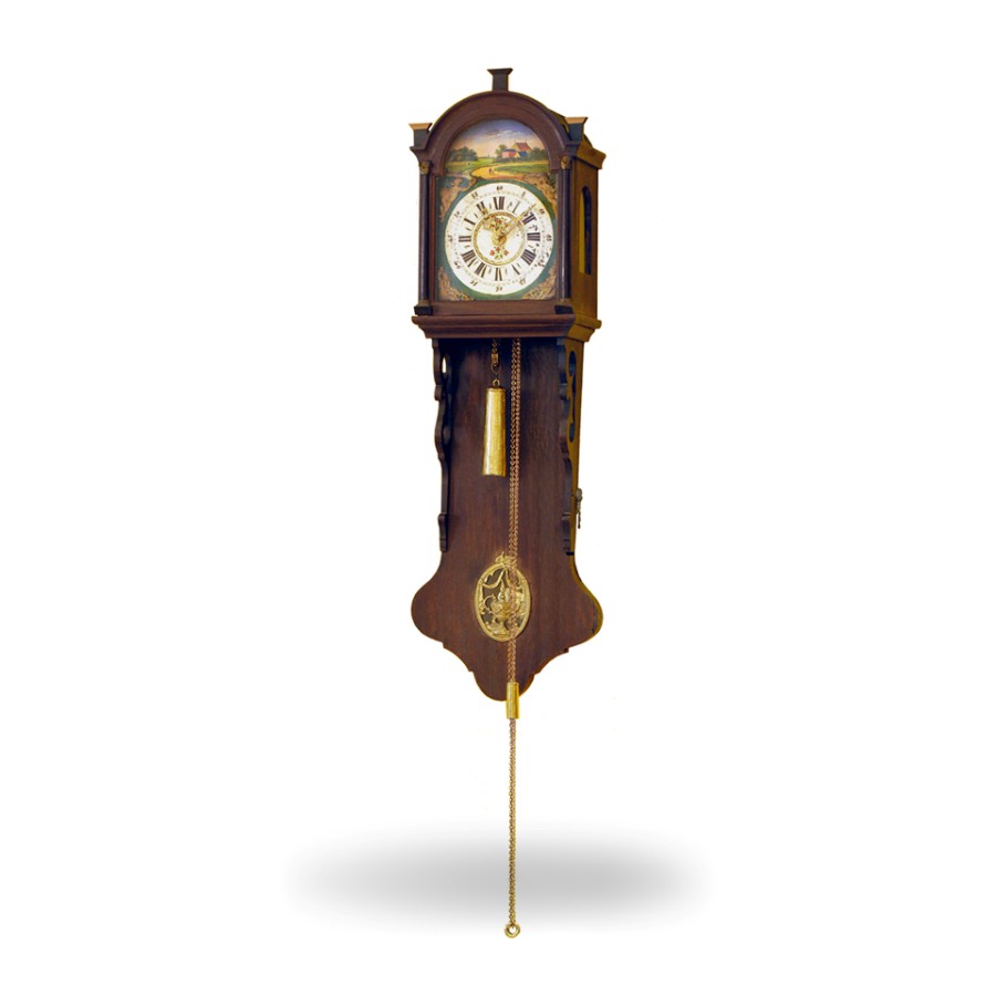 Klasyczny zegar w 19-o wiecznym stylu fryzyjskim
