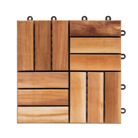 Drewniane płytki ogrodowe Teak Tiles 3