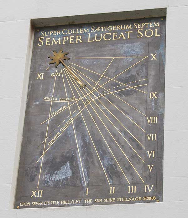 Ścienne zegary słoneczne David Harber