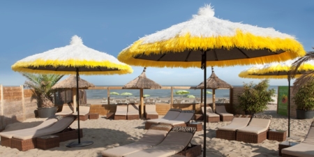 Plażowy parasol ogrodowy zewnętrzny restauracyjny Parasol