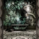 Artystyczna mozaika z łazience