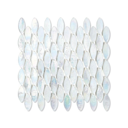 Bezbarwna mozaika ze szkła z tęczowym refleksem DOMES 220 COTTON