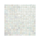 Biała mozaika ze szkła z tęczowym refleksem 120 PASSION FRUIT