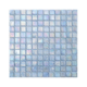 Błękitna mozaika ze szkła z tęczowym refleksem CUBES 245 CASHMERE