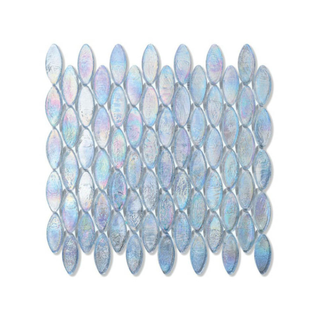 Błękitna z tęczowym refleksem mozaika ze szkła DOMES 245 CASHMERE
