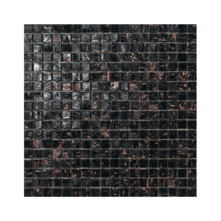 Czarno-brązowa mozaika ze szkła BORNEO
