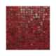Czerwona mozaika ze szkła CORAL 4
