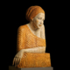 Drewniana rzeźba kobiety Sehnsuch Małgorzata Chodakowska