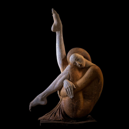 Drewniana rzeźba kobiety Tanztraeume Małgorzata Chodakowska